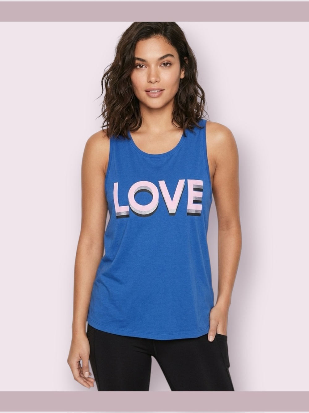 Victoria’s Secret Sport “Love to Sweat” Tie Back Tank